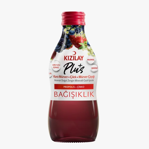 KIZILAY PLUS MADEN SUYU KARAMÜRVER&ÇİLEK 200ML