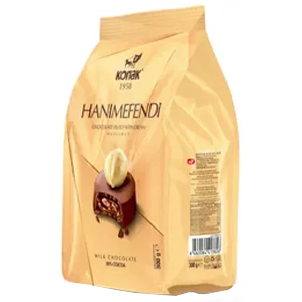 KONAK HANIMEFENDİ ÇİKOLATA SÜT&FINDIK PARÇALI