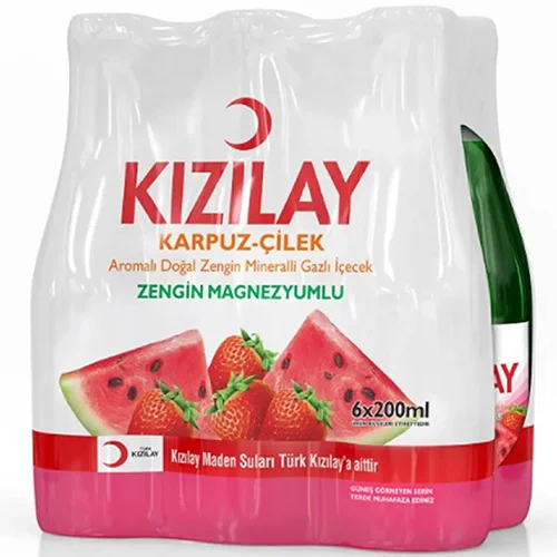 KIZILAY MADEN SUYU KARPUZ ÇİLEK 6 LI