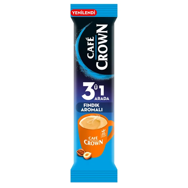 CAFE CROWN 3Ü1 ARADA FINDIK AROMALI