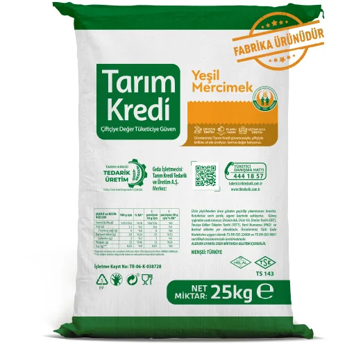 TK YEŞİL MERCİMEK 5-6 MM BEZÇUVAL